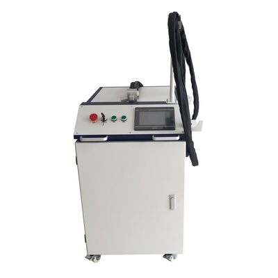 QUESTT Continuous Laser Cleaning Machine Dual Axis Laser Gun 1500W 2000W Laser Rust Paint Removal Long Wire