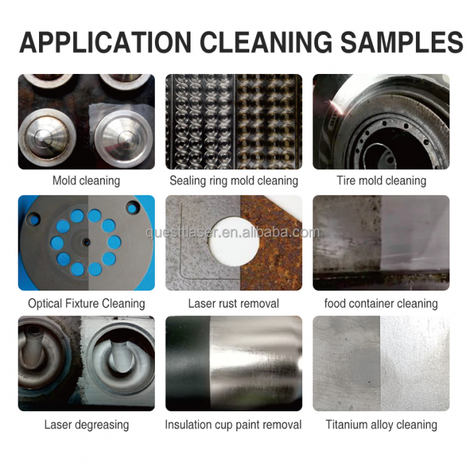 Пульс 200w 300w чемодан волоконная лазерная очистная машина машина для удаления ржавчины 10